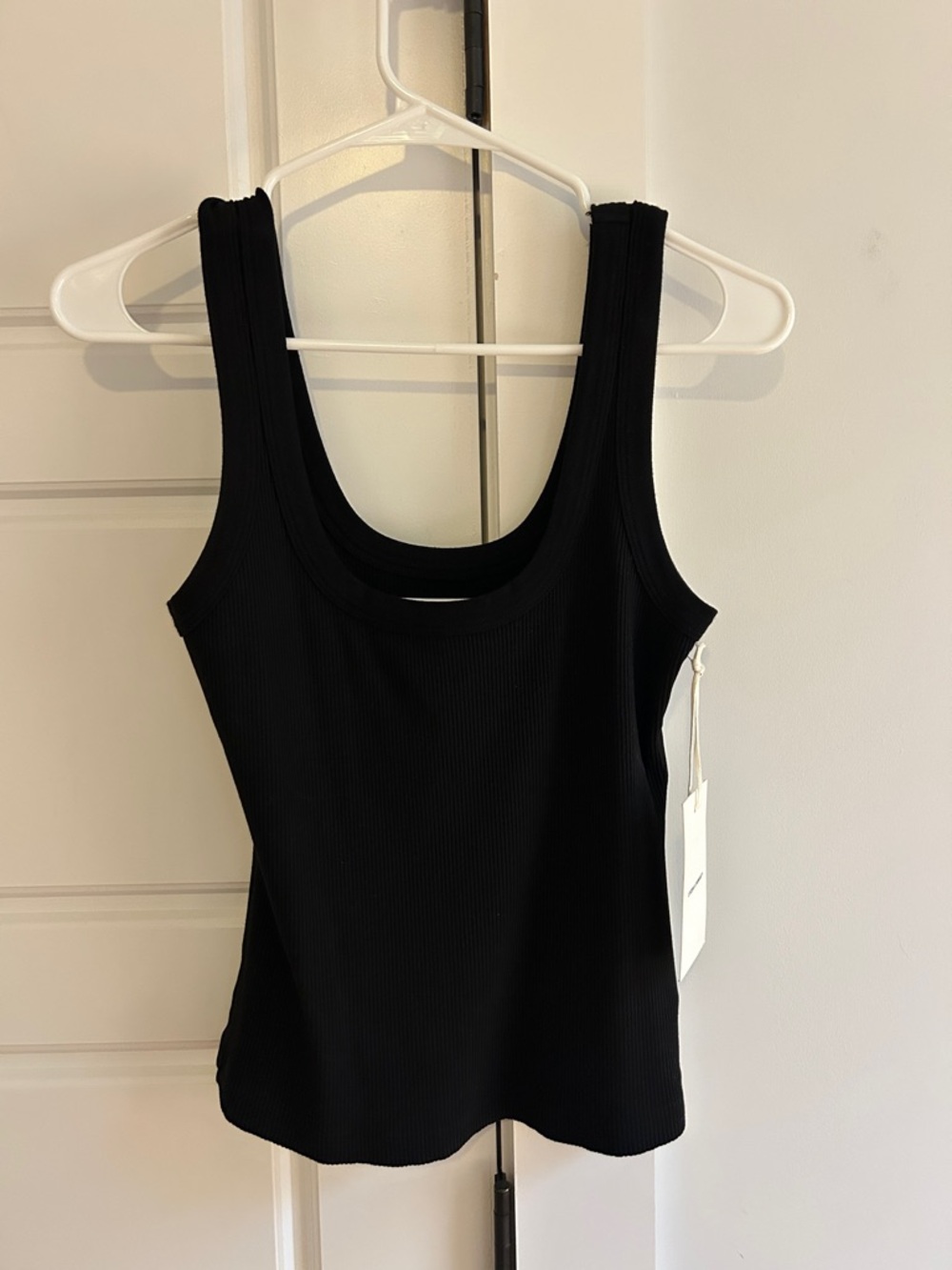 Citizens Of Humanity Black Ribbed Scoop Tank